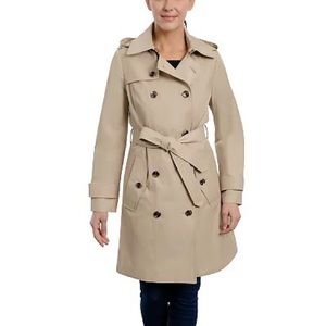 Women’s London Fog Double-Breasted Trench Coat